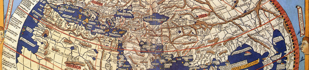 Excerpt of Ptolemy´s World, illustrated 1482; Source: wikimedia/public domain