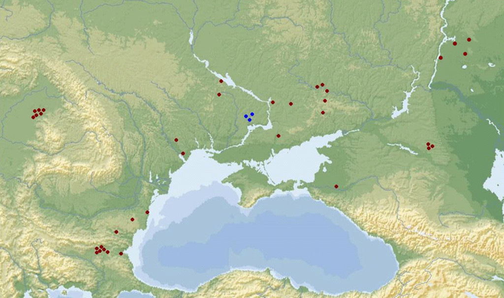 Samples from the the Northern Pontic and its adjacent areas