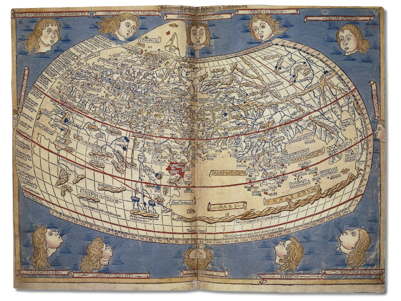 Exp06: World map by Klaudios Ptolemaios
