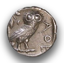 Silver Tetradrachm of Athens 454-415 BC | Copyright: Public Domain
