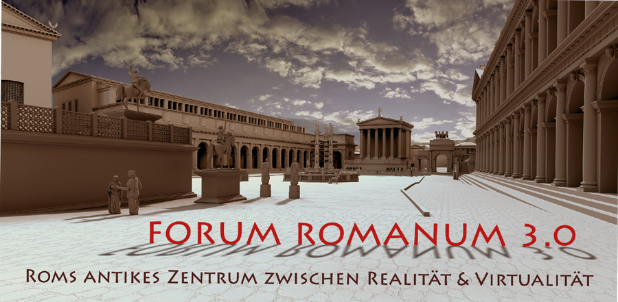 Ausstellungsflyer Forum Romanum 3.0