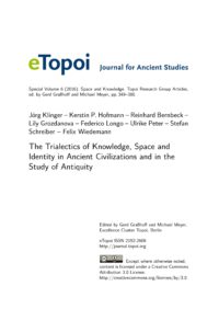 Cover Artikel Klinger et al. eTopoi SpV 6