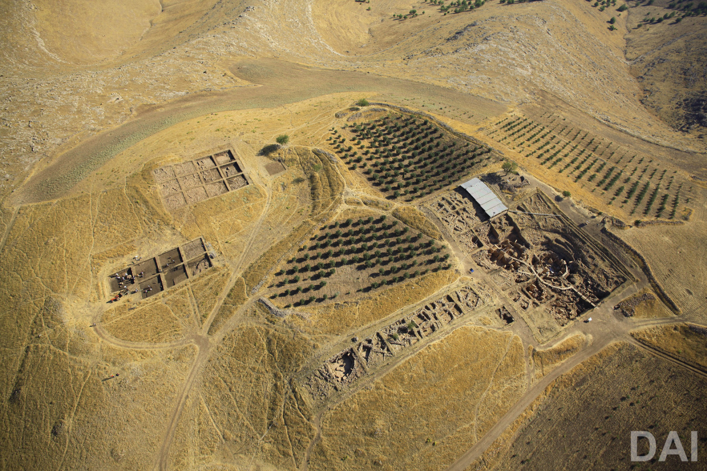 Aerial view of the Göbekli Tepe excavations | Photo: German Archaeological Institute, Erhan Kücük